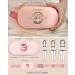 Portable Menstrual Heating Pad for Period Cramps & Back Pain Relief - 6 Heat & Massage Modes - Cordless Heating Pad for Women & Girls (Pink) - Buy Online on GoSupps.com