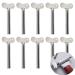 Luckycivia 10 Pcs Stainless Steel Toothpaste Tube Squeezers, Metal Toothpaste Dispenser Squeezers for Bathroom