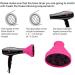 Collapsible Travel Hair Diffuser for Curly Hair - Rose Red | Salon-Quality Styling Attachment - Buy Online on GoSupps.com