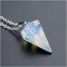 Crystal Decoration Fashion Natural Reiki Pendant Crystal Amulet Gemstone Hexagon Pyramid Necklace Charm Gift Jewelry Stone (Color : 7) - Buy Online on GoSupps.com