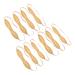 FRCOLOR FRCOLOR 10 Pcs Fake Eyebrow Tattoo Skin Eyebrow Exerciser Silica Gel