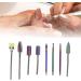 8pcs Nail Drill Bit Nail Grinding Bit Tungsten Carbide Clean Tool Removes UV Gel Dead Skin Nail Decoration Rhinestones Manicure Pedicure Polishing Kit - Buy Online on GoSupps.com