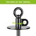Lifeswell Robust Dog Fishing Anchor - 38.1 cm No Tangling Ideal for Dogs Up to 100 kg - Perfect for Courtyard Camping & Beach - 15-Inch Round Pile (Black) - Buy Online on GoSupps.com