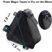 BOBILIFE Bike Triangle Frame Bag - Black w/ Bottle Holder | Cycling Storage Pouch for Road & Mountain Bikes - Buy Online on GoSupps.com