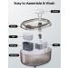 WOPET Cat Water Fountain 67oz/2L Automatic Dispenser, Silent Pet Drinking Fountain with 1 Replacement Filter - Gray - Buy Online on GoSupps.com