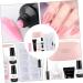 Healeved 1 Set Pieces Manicure Tools Set Nail Art Gel Nail Decorating Kit Professional Nail Kit Nail Decor Kit Manicure Lamp Nail Supplies Kit Nail Extension Tips Mini Nail Set Plastic - Buy Online on GoSupps.com
