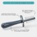 Grabease Double Sided Toothbrush & Stage 1 Finger Brush | 4m+ Gray - Baby Oral Care - Buy Online on GoSupps.com