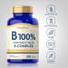 Piping Rock Vitamin B-100 Complex - 360 Vegetarian Tablets | Non-GMO & Gluten Free - Buy Online on GoSupps.com