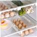 OSALADI Box Plastic Trays for Food Egg Holder for Fridge Eggs Container for Refrigerator Egg Rack re-usable - Buy Online on GoSupps.com