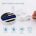 American Blue Line USA Police Stars Flag Contact Lens Case Kit | Eye Care Holder with Mirror Tweezers & Solution Bottle | Ideal for Travel & Home - Buy Online on GoSupps.com