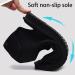 Diabetic Shoes for Men - Lightweight Walking Slippers Adjustable Bar-Strap Wide Width Memory Foam Rubber Sole - Size 10 Black - Buy Online on GoSupps.com