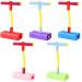 5 Pcs Foam Pogo Jumper Stick Pogo Toy Christmas supplies for Kids Foam Bungee Jumper Bulk Makes Squeaky Sounds for Ages 3 and Up Teens Adults Outdoor Toys Indoor Toys Fun Gifts Supports Up to 250lbs