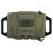 Tactical Military Bag MOLLE Rapid First Aid Belt Pouch Survival Two Piece System Med Roll Carrier Hypalon Handle Bag Od