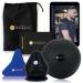 Bozeera |Trigger point presser set fascia |Triggerdinger with suction cup |For muscle pain & tension |2x trigger point massager & 1x fascia ball including video booklet & bag