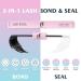 DF Lash Bond & Seal - Long Lasting Waterproof Lash Extension Glue | 72-Hour Hold | Black & Clear (5ml+5ml) - DIY Lash Clusters - Buy Online on GoSupps.com