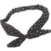 Topkids Accessories Headband Bandeau Headbands Head Band Bandeaux Leopard Print Headband Bandeau Polka Dot Headband Floral Headband For Women Ladies Men Kids (Spotted Black) - Buy Online on GoSupps.com