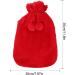 Voiakiu 2L Heat Bottle Covers - Ultra-High Plush Fur - Winter Warmer for Women & Children - Red | International Shipping Available - Buy Online on GoSupps.com