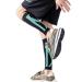 Calf Compression Sleeves For Women & Men Support Leg Sleeves Legs Pain Relief Footless Socks For Fitness Running Medium Green