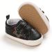 Cheerful Mario Baby First Walking Shoes - Soft PU Leather Prewalkers 3-6 Months (Black Star) - Buy Online on GoSupps.com