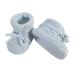 Royal Icon Baby Booties 0-3 Months - Baby Boys Girls Booties Warm and Safe Baby Slippers - Knitted Bow Baby Boots - Newborn Bootees for Babies Ri359 0 Months Blue Ri359