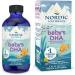 Nordic Naturals Babys DHA, Unflavored - 4 oz - 1050 mg Omega-3 + 300 IU Vitamin D3 - Supports Brain, Vision & Nervous System Development in Babies - Non-GMO - 24 Servings 4 Fl Oz (Pack of 1)