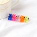 Handmade Colorful Resin Gummy Bear Hair Clip - Cute Candy Color Animal Hairpin for Women and Girls - Buy Online on GoSupps.com