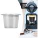 Dosette de caf R utilisable en Acier Inoxydable avec 100 Couvercles en Aluminium Infusion Pr cise pour Cafeti res Capsule de caf R utilisable en Acier Inoxydable pour les Amateurs de de - Buy Online on GoSupps.com