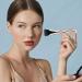 Flat Foundation Brush for Liquid Makeup - Liquid Blush Brush - | Ultra Thin Flat Head Foundation Brush - Soft Dense Flat Makeup Brush Beauty Brushes for Face Makeup Cosmetic Application Aluminum tube rubber handle - Buy Online on GoSupps.com