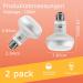 Buy Lucky Herp Reptiles Heat Lamp 100W - UV UVA Light for Turtles Chickens Dogs & Amphibians | 2-Pack Upgrade for Terrariums - Buy Online on GoSupps.com