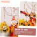 STOBAZA 2 Boxes Thanksgiving Pendant Hanging Gnomes Pendant Fall Tree Ornaments Wooden Delicate Accessories - Buy Online on GoSupps.com