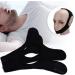 Adjustable Anti-Snore Chin Strap for Snoring Reduction (Black) - Easy to Wear Triangular Mesh Cloth Snoring Aid - Buy Online on GoSupps.com