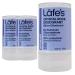Lafe's | Unscented Crystal Mineral Rock Natural Deodorant for Women & Men | Vegan Cruelty Free Gluten Free Paraben Free & Baking Soda Free with 24-Hour Protection 3 Pack (4.25 oz each)