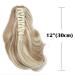 Sego Ponytail Extension - Voluminous Wavy Hair Piece in Sandy Blonde & Blond Bleach (110g 30cm) - Realistic Braid Hair Extensions for Ultimate Style - Buy Online on GoSupps.com