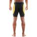 Skins Men's DNAmic 1/2 Tights - XS Black/Citron | Performance Half Tights for Ultimate Comfort - Buy Online on GoSupps.com