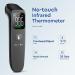 Viproud No-Touch Digital Forehead Thermometer - High Accuracy with LED Screen and Fever Alarm - Buy Online on GoSupps.com