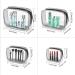 Meowoo Clear Cosmetic Bag Set - Waterproof PVC Toiletry Pouch for Travel & Bathroom Organizing (4 Pcs, Transparent) - Buy Online on GoSupps.com
