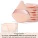 KINGMAS 12-Piece Triangle Powder Puff Set for Makeup Setting - Super Soft Cotton Puffs for Concealer, Loose Powder, Blush - Dry and Wet Applications - Nude Color - Buy Online on GoSupps.com