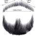 Human Hair Fake Face Beard and Mustache Invisible False Beards for Adults Men for Film Makeup and Special Effects Cosplay Party Prop Black - Buy Online on GoSupps.com