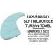 ILES FORMULA Haute Performance Hair Turban Towel | Fast Absorbing Microfiber Wrap | Reduces Static Frizz & Breakage | Limited Edition Spa Blue - International Shipping Available - Buy Online on GoSupps.com