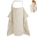 Breastfeeding Cover Nursing Cover Cotton Super Soft Nursing Breast Feeding Coverall Adjustable Strap Breathable Breastfeeding Cover for Breastfeeding Multi Use Car Seat Stroller Cover (Khaki)
