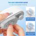 Clyictz Nail Clipper Automatic Nail Clipper Electric Nail Clipper with Light & 2 Speeds Fingernail Cutter and Polisher Nail Scraps Storage Rechargeable - Buy Online on GoSupps.com