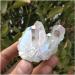 Very Beautiful Natural White Angel Aura Crystal Cluster Electroplating Titanium Coating Quartz Cluster Stone HOMEZHOU - Buy Online on GoSupps.com