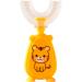 Liquid Silicone Soft Bristle Brush Head Standing Infant Toothbrush Convenient Baby Toothbrush Safe Use Silicone 360 Degree U-shaped Baby Tooth Brush for Daily Use Yellow Large Large Yellow - Buy Online on GoSupps.com
