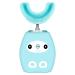 Ziliny Kids U Shaped Electric Toothbrush, Kids Automatic Timer Tooth Brush, Ultrasonic Automatic Toothbrushes with 3 Cleaning Modes, Waterproof Auto Toothbrush for Children Toddler (Age 8-15, Blue) Age 8-15 (Kids) Blue