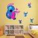 Lilo and Stitch 3D Wall Stickers - Cartoon Decals for Nursery and Kids Room - 16.5X23.6 inch - Buy Online on GoSupps.com