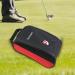 SunniMix Golf Shoes Bag - Outdoor Breathable Zippered Men/Women Carrier - Black/Red - Buy Online on GoSupps.com
