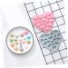 BESTonZON 8 Pcs Mold Mousse Cake Heart Keychain Chocolate Heart Firefighter Gifts Christmas Candy Heart Muffin Love Shaped Cake Mould Candy Chocolate Food Grade Silicone Halloween Jelly Bluex4pcs 17.1x15.1cmx4pcs - Buy Online on GoSupps.com