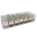Daily Contact Lens Organizer 7 Grids Clear Plastic Organizer Box With Lid Dustproof Storage Box For Daily Colored Disposable Contact Lenses