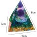 ycyingcheng Pyramid Ogan Crystal Energy Tower Nature Reiki Chakra Crushed Stone Ganesha Pattern Wisdom Wealth Crystal Orgone Pyramid Amethyst Ball Courage Healing Christmas Thanksgiving Gift - Buy Online on GoSupps.com