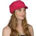Greatlookz Fashion Glitter Sequin Trim Newsboy Cap in Fuchsia - Buy Online on GoSupps.com